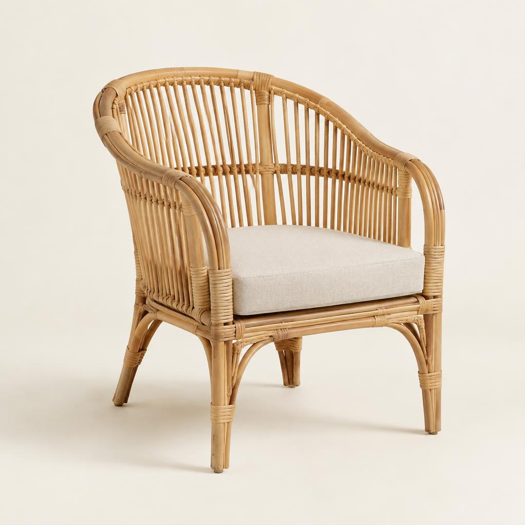 Tove Rattan Armchair